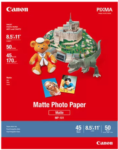 Canon MP-101 A4 Matte 170gsm Photo Paper - 50 Sheets