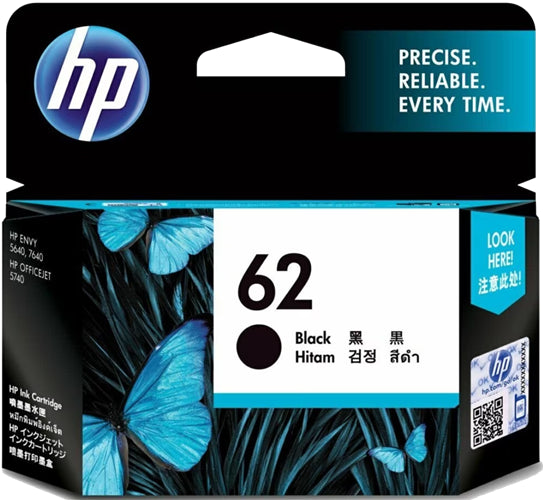 HP 62 Black Ink Cartridge