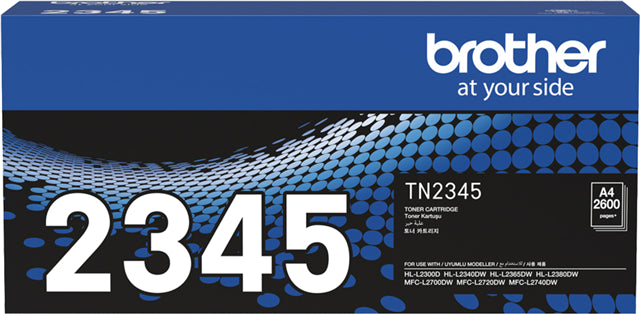 Brother TN-2345 Black High Yield Toner