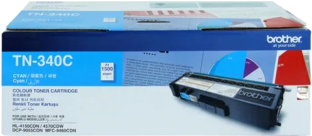 Brother TN-340C Cyan Toner