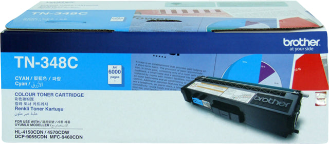 Brother TN-348C Cyan High Yield Toner