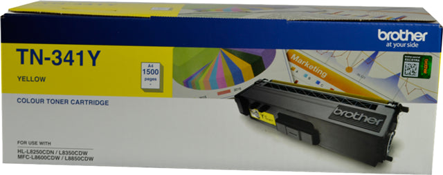 Brother TN-341Y Yellow Toner