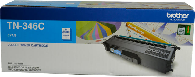 Brother TN-346C Cyan High Yield Toner