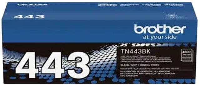 Brother TN443BK Black High Yield Toner