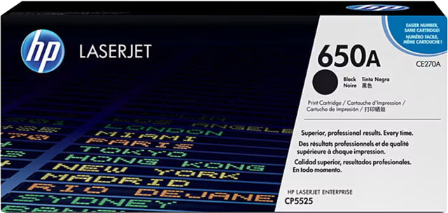HP 650A Black Toner