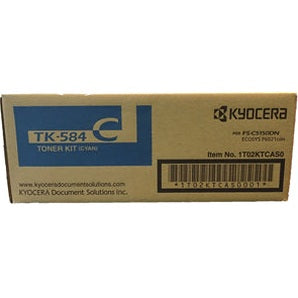 Kyocera TK-584C Cyan Toner