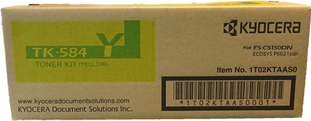 Kyocera TK-584Y Yellow Toner