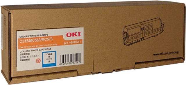 OKI 46490611 Cyan Toner