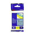 Brother TZe-521 9mm x 8m Black on Blue Tape