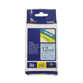 Brother TZe-MQ531 12mm x 4m Black on Pastel Blue Tape