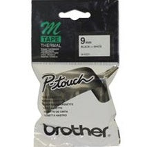 Brother MK-221 9mm x 8m Black on White M Label Tape