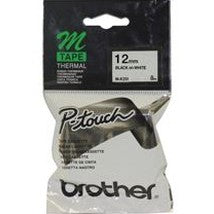 Brother MK-233 12mm x 8m Blue on White M Label Tape