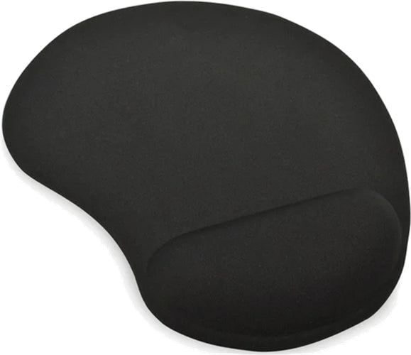 Ednet Mouse Pad with Gel Wrist Rest - Black