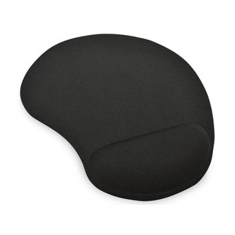 Ednet Mouse Pad with Gel Wrist Rest - Black
