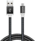 ADATA USB Type A to Micro USB Braided Connection Cable - 1m Black