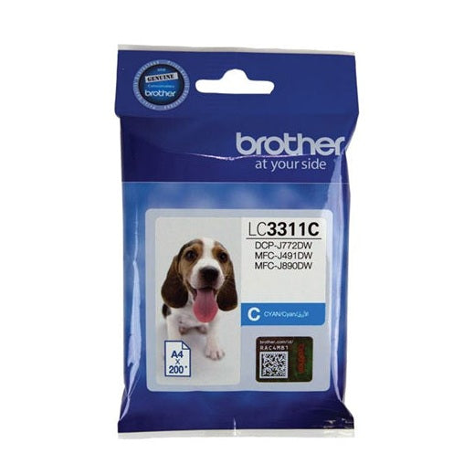 Brother LC3311C Cyan Ink Cartridge