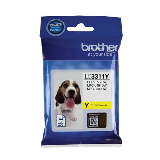 Brother LC3311Y Yellow Ink Cartridge