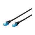 Digitus UTP CAT5e Patch Lead - 0.5M Black