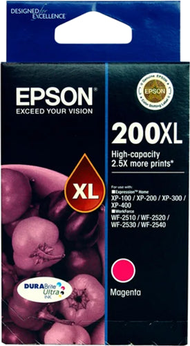 Epson 200XL Magenta High Yield Ink Cartridge