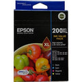 Epson 200XL High Yield Ink Cartridge 4 Ink Value Pack