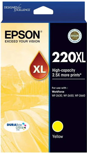 Epson 220XL Yellow High Yield Ink Cartridge