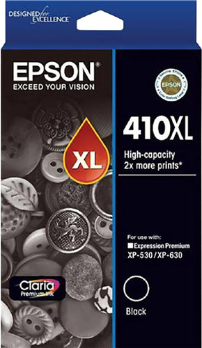 Epson 410XL Black High Yield Ink Cartridge