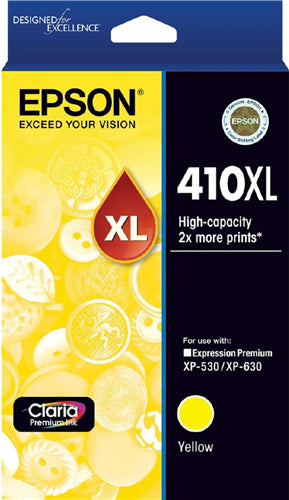 Epson 410XL Yellow High Yield Ink Cartridge