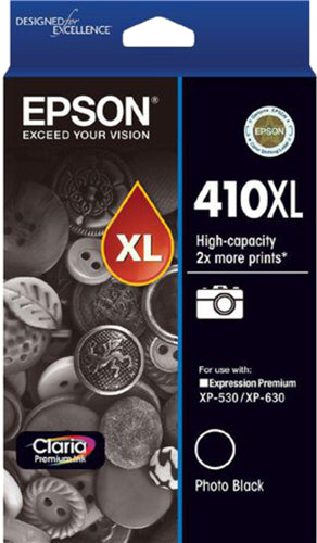Epson 410XL Photo Black High Yield Ink Cartridge