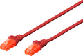 Digitus UTP CAT6 Patch Lead -  0.5M Red