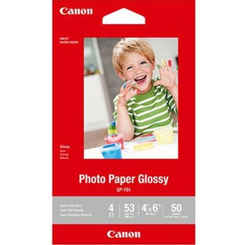 Canon GP701 4x6 Glossy Photo Paper 210GSM 50 Sheets