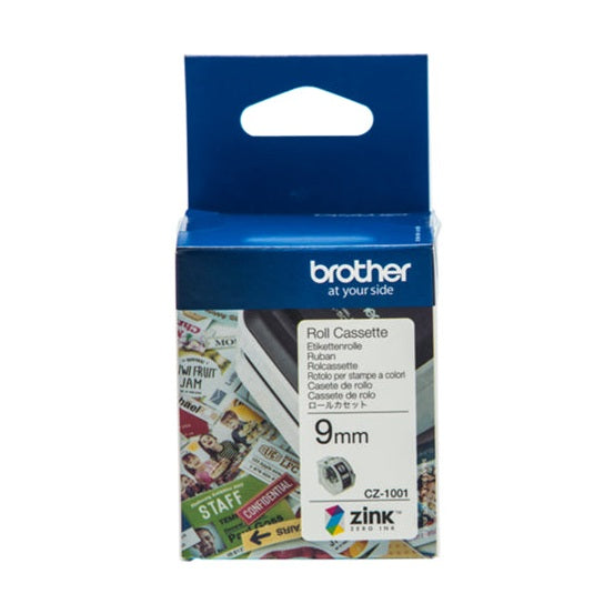 Brother CZ-1001 9mm Printable Roll Cassette