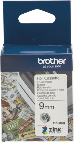 Brother CZ-1001 9mm Printable Roll Cassette