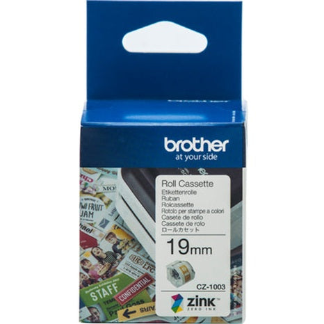 Brother CZ-1003 19mm Printable Roll Cassette