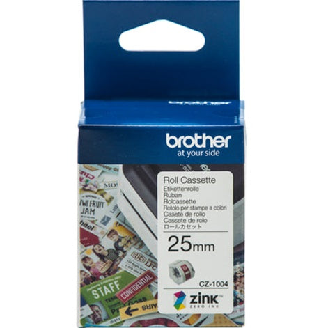 Brother CZ-1004 25mm Printable Roll Cassette