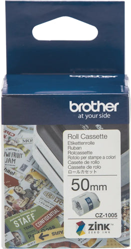 Brother CZ-1005 50mm Printable Roll Cassette