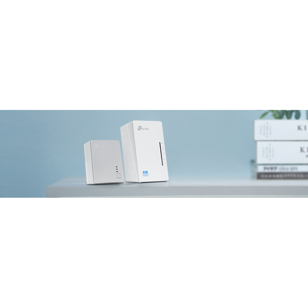 TP-Link WPA4220KIT AV600 Powerline Kit Ethernet Adapter+WiFi Adapter