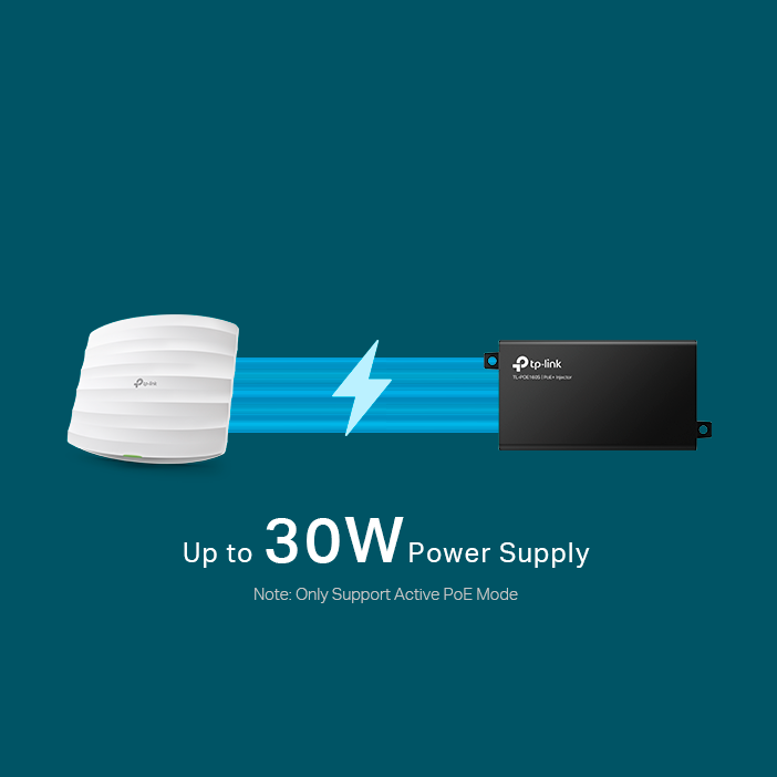 TP-Link PoE160S Power Over Ethernet Injector Adapter PoE+
