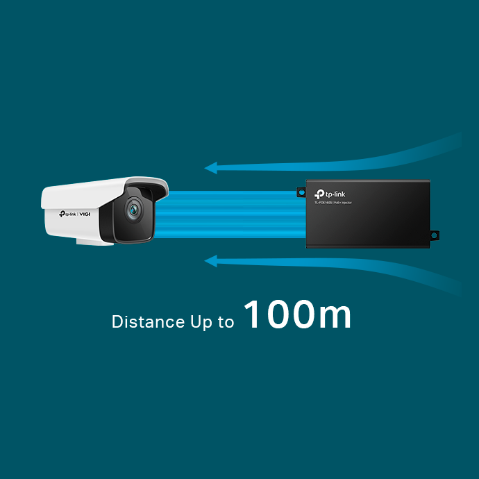 TP-Link PoE160S Power Over Ethernet Injector Adapter PoE+