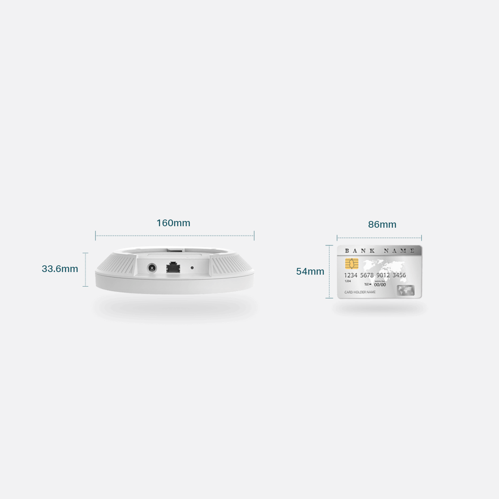TP-Link EAP650 AX3000 Wireless Dual Band Gigabit Ceiling AP
