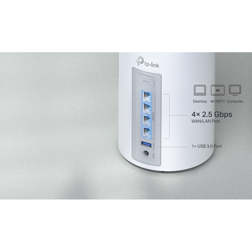 TP-Link Deco BE65 Wi-Fi 7 Mesh BE11000 - Triple Pack
