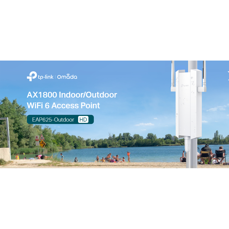TP-Link EAP625 Outdoor HD Wi-Fi 6 AX1800 Wireless Dual Band Gigabit AP