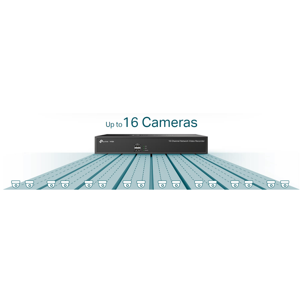 TP-Link NVR1016H 16 Channel Recorder (no HDD)