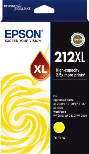Epson 212XL Yellow High Yield Ink Cartridge