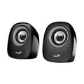 Genius SP-Q160 Black USB Powered Mini Speakers - Black/Grey