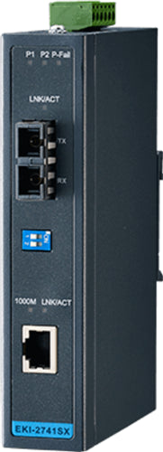 Advantech EKI-2741SX-BE Giga Ethernet to 1000Base-SX Fibre