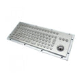 Inputel KB205 Stainless Steel Keyboard + Trackball IP65 - USB