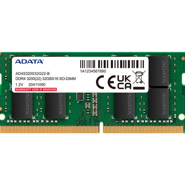 ADATA 8GB DDR4-3200 1024x8 SODIMM Lifetime wty