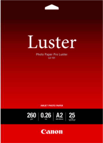Canon LU-101 A2 Luster 260gsm Photo Paper Pro - 25 Sheets