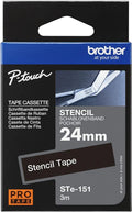 Brother STE151 Stencil Tape for P-Touch 24mm x 3m