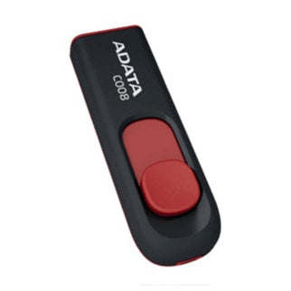 ADATA C008 Retractable USB 2.0 32GB Black/RedFlash Drive